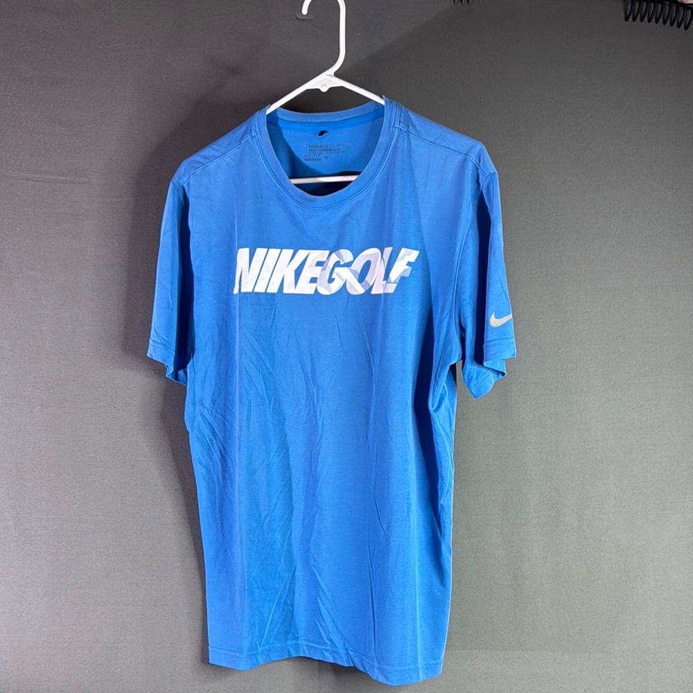 Nike Blue Short Sleeve Tees for Active Comfort men’s size large